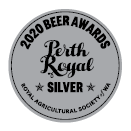 Winner 2020 Beer Awards Perth Royal Show